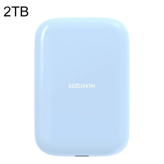 ZHITAI USB 3.2 Gen 2x2 SSD Magnetic Portable Internal Solid State Drive Support ProRes 4K Video Recording, Capacity:2TB(Blue)