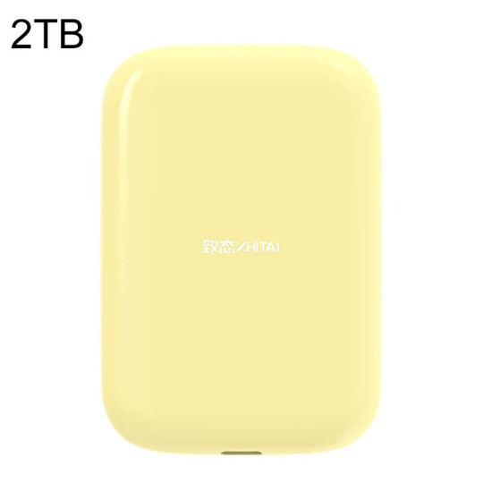 ZHITAI USB 3.2 Gen 2x2 SSD Magnetic Portable Internal Solid State Drive Support ProRes 4K Video Recording, Capacity:2TB(Yellow)