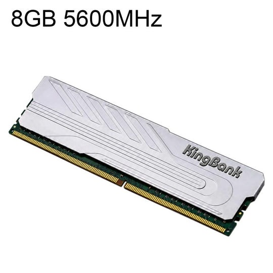 KINGBANK Silver Knight DDR5 Desktop RAM, Capacity:8GB 5600MHz