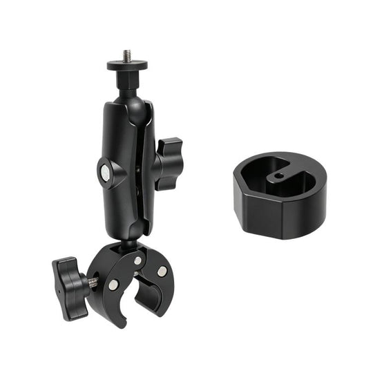 Pole Clamp Mount for Starlink Mini, Type:Arm-clamp + Pipe Adapter