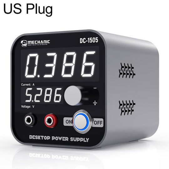 MECHANIC DC-1505 15V / 5A Intelligent Digital Adjustable Switching DC Power Supply(US Plug)