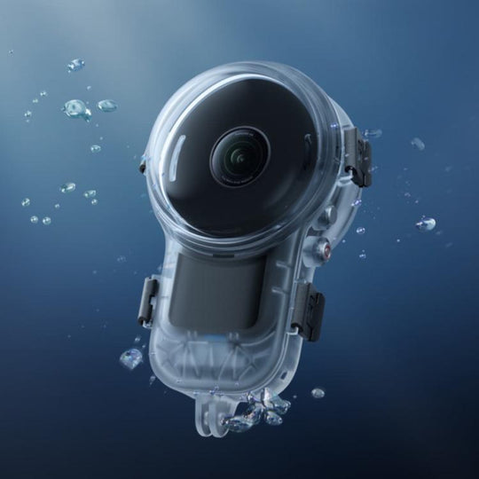 For Insta360 X6 Professional Invisible Dive Housing 60m Waterproof Case(Transparent)