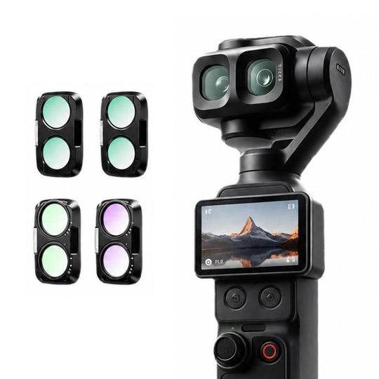 For DJI Osmo Pocket 4P Xasurg Camera Lens Filter, Filter:4 in 1 CPL ND UV