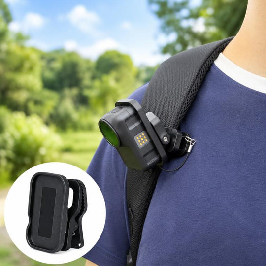 For DJI Osmo Nano Multi-Function Camera Expansion Mount Backpack Clip(Black)