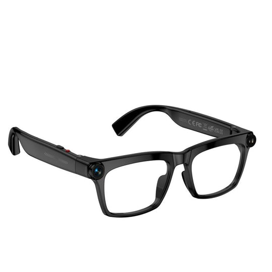 M10A AI Smart Glasses with 20MP Camera, HeyCyan App, AI Translation, Video Recording, Voice Assistant, Type:Transparent Lens(Black)