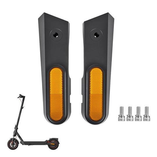 2 PCS/Pack LYP4092 Electric Scooter Decorative Side Cover For Xiaomi MI5 Max(Black Yellow)