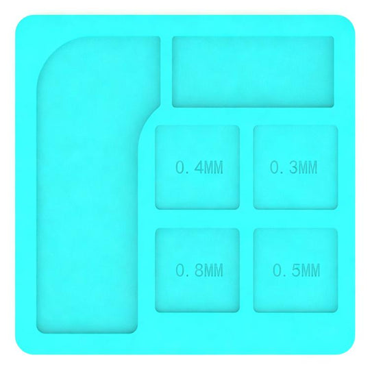 RF4 RF-PO20 Universal Multi-Size High-Temperature Resistant Heat Insulating Tin Plated Silicone Pad(Green)