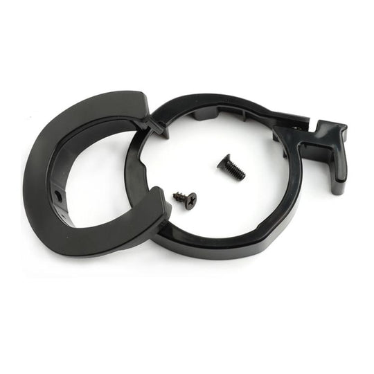 Electric Scooter Buckle Stem Folding Ring Parts and Base Component for Ninebot Max G30 / G30D(Black Plastic)