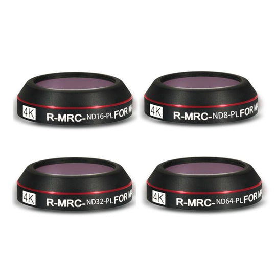 JSR RD Series Lens Filter Set For SJCAM SJC300 / 400 / 400 Pro, Filter:4 in 1 ND8/16/32/64PL