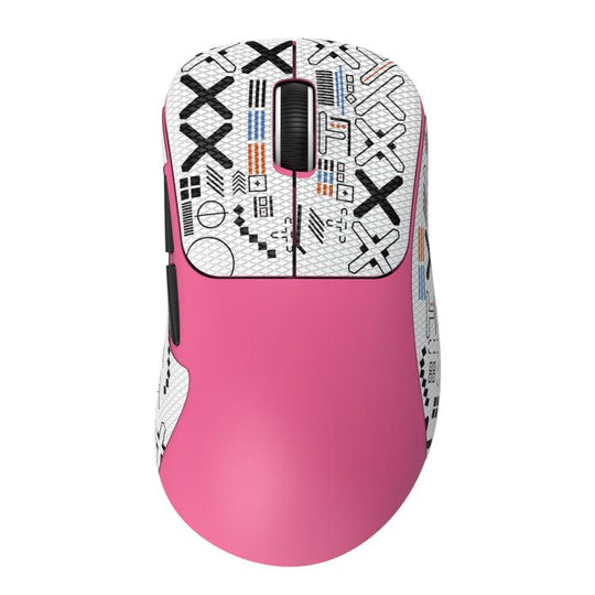 HXSJ T700Pro 2.4G + BT5.3 + Wired Modes Lightweight Gaming Mouse(Pink)