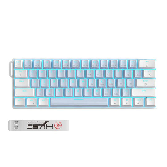 HXSJ K61 61-Key Wired Mechanical Keyboard(Blue Switch)