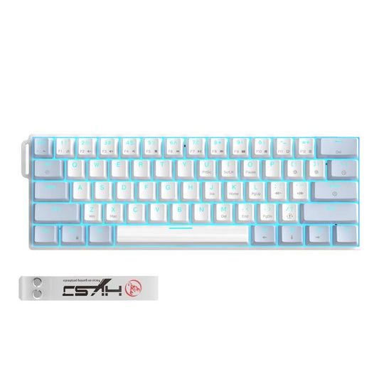 HXSJ K61 61-Key Wired Mechanical Keyboard(Red Switch)