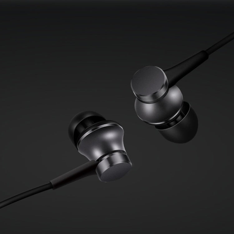 Original Xiaomi Mi In-Ear Headphones Basic Earphone with Wire Control + Mic, Support Answering and Rejecting Call(Black) - Normal Style Earphone by Xiaomi | Online Shopping UK | buy2fix