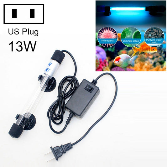 110V 13W UV Ultraviolet Algae Disinfection Fish Tank Lamp, US Plug - Fish Tank Lamps by buy2fix | Online Shopping UK | buy2fix