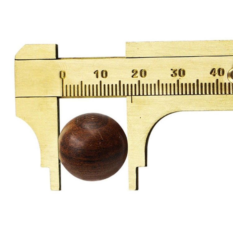 Portable Mini Brass Sliding 100mm Gauge Vernier Bead Jewelry Measuring ...