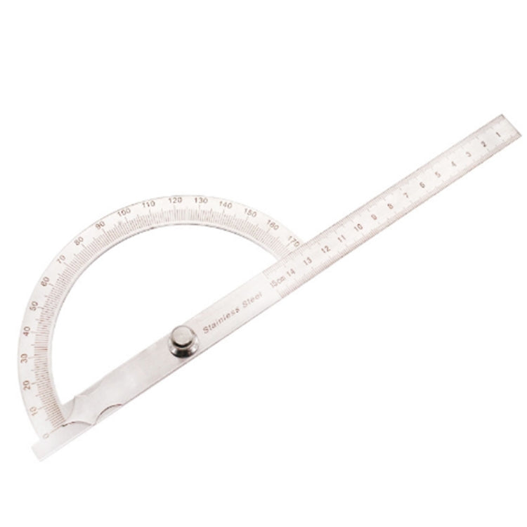 Stainless Steel Protractor Angle Finder with 0-150mm Arm Measuring ...