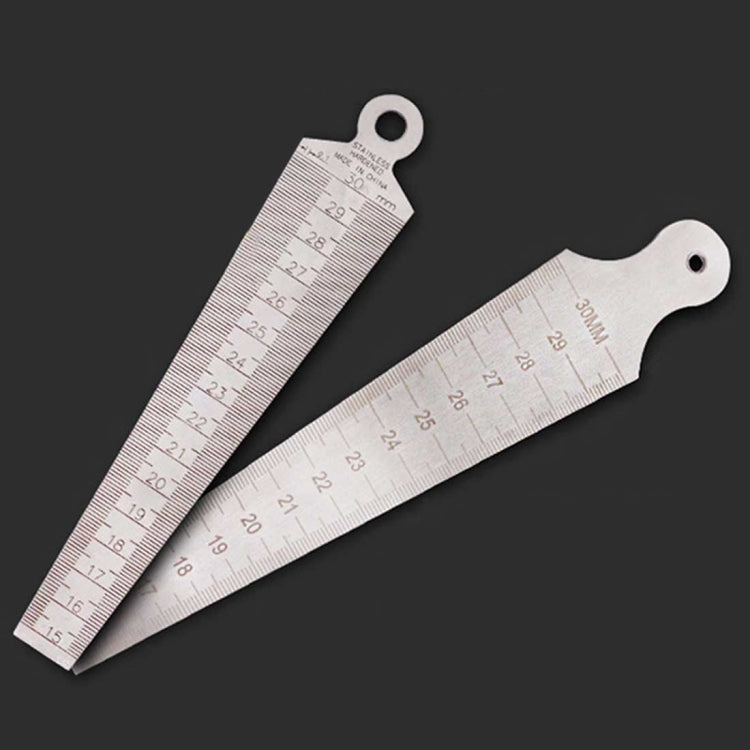 Wedge Feeler Gap Ruler - 15-30mm Measurement Tool | Buy2fix. – buy2fix