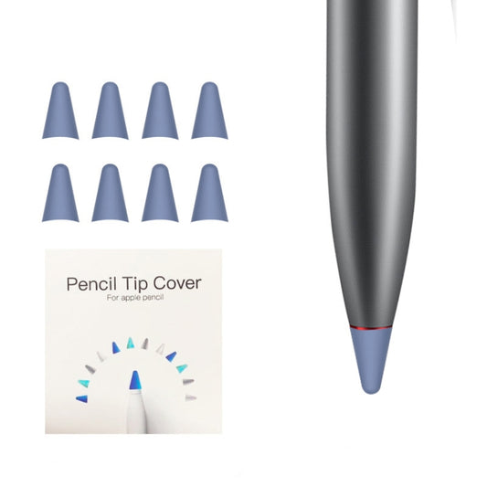 8 PCS Non-slip Mute Wear-resistant Nib Cover for M-pencil Lite (Gray Blue) by buy2fix