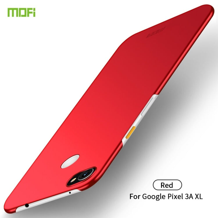 MOFI Frosted PC Ultra-thin Hard Case for Google Pixel 3A XL(Red) - Google Cases by MOFI | Online Shopping UK | buy2fix