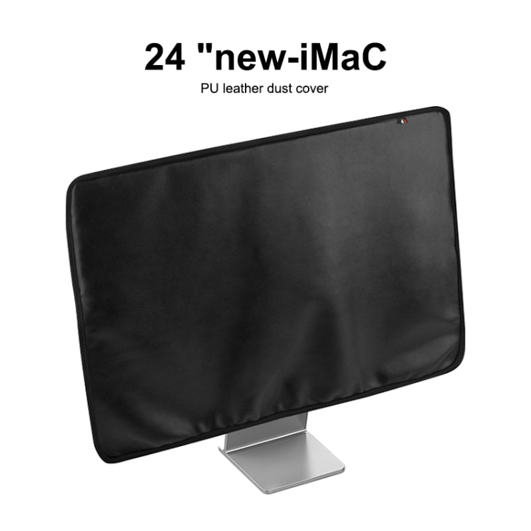 For 24 inch Apple iMac Portable Dustproof Cover Desktop Apple Computer LCD Monitor Cover with Storage Bag(Purple) by buy2fix