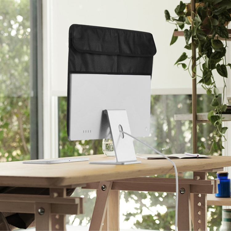 For 24 inch Apple iMac Portable Dustproof Cover Desktop Apple Computer LCD Monitor Cover with Storage Bag(Purple) by buy2fix
