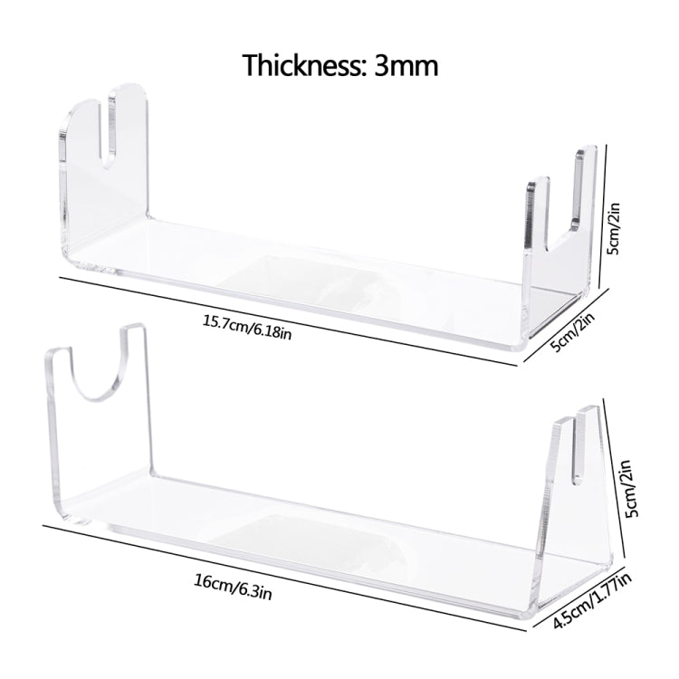 2pcs YX021-3 Acrylic Swiss Army Knife Display Knife Holder - Shelf & Hooks by buy2fix | Online Shopping UK | buy2fix