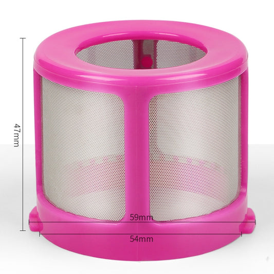 Filter Mesh Cover Vacuum Cleaner Mite Dust Removal Accessories For Puppy D-602A/D-607/D-616/D-609(Pink) by buy2fix
