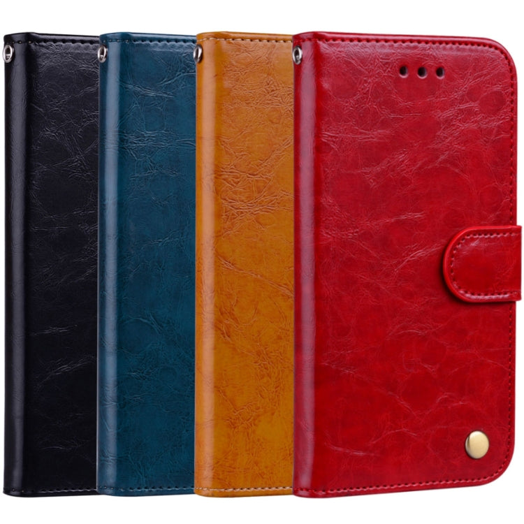 For Huawei P20 Business Style Oil Wax Texture Horizontal Flip Leather Case with Holder & Card Slots & Wallet(Red) - Huawei Cases by buy2fix | Online Shopping UK | buy2fix