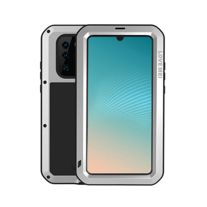 LOVE MEI Powerful Dustproof Shockproof Splashproof Metal + Silicone Combination Case for Huawei P30 Pro (Silver) - Huawei Cases by LOVE MEI | Online Shopping UK | buy2fix