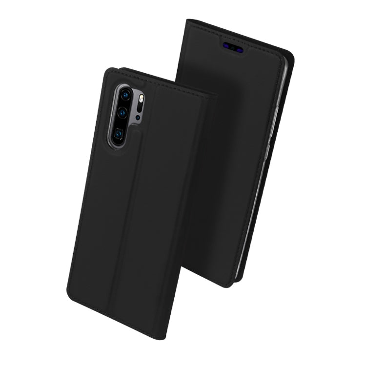 DUX DUCIS Skin Pro Series Horizontal Flip PU + TPU Leather Case for Huawei P30 Pro, with Holder & Card Slots (Black) - Huawei Cases by DUX DUCIS | Online Shopping UK | buy2fix