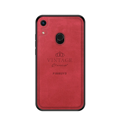 PINWUYO Shockproof Waterproof Full Coverage PC + TPU + Skin Protective Case for Huawei Honor 8A Pro (Red) - Honor Cases by PINWUYO | Online Shopping UK | buy2fix