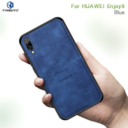 PINWUYO Shockproof Waterproof Full Coverage PC + TPU + Skin Protective Case for Huawei Enjoy 9 / Y7 2019 / Y7 Pro 2019 (Blue) - Huawei Cases by PINWUYO | Online Shopping UK | buy2fix