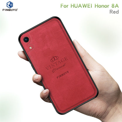 PINWUYO Shockproof Waterproof Full Coverage PC + TPU + Skin Protective Case for Huawei Honor Play 8A / Y6 2019 (Red) - Honor Cases by PINWUYO | Online Shopping UK | buy2fix