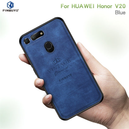 PINWUYO Shockproof Waterproof Full Coverage PC + TPU + Skin Protective Case for Huawei Honor View 20 (Blue) - Honor Cases by PINWUYO | Online Shopping UK | buy2fix