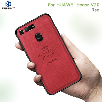 PINWUYO Shockproof Waterproof Full Coverage PC + TPU + Skin Protective Case for Huawei Honor View 20 (Red) - Honor Cases by PINWUYO | Online Shopping UK | buy2fix