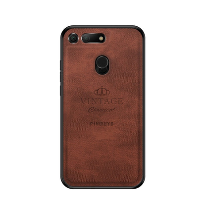 PINWUYO Shockproof Waterproof Full Coverage PC + TPU + Skin Protective Case for Huawei Honor View 20 (Brown) - Honor Cases by PINWUYO | Online Shopping UK | buy2fix