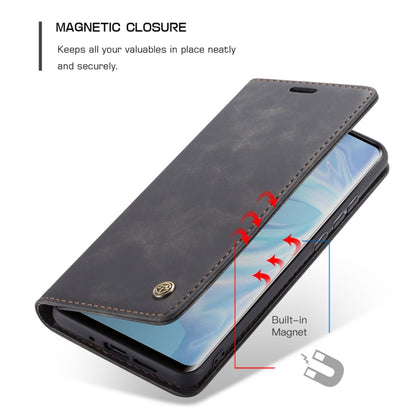 CaseMe-013 Multifunctional Retro Frosted Horizontal Flip Leather Case for Huawei P30, with Card Slot & Holder & Wallet (Black) - Huawei Cases by CaseMe | Online Shopping UK | buy2fix