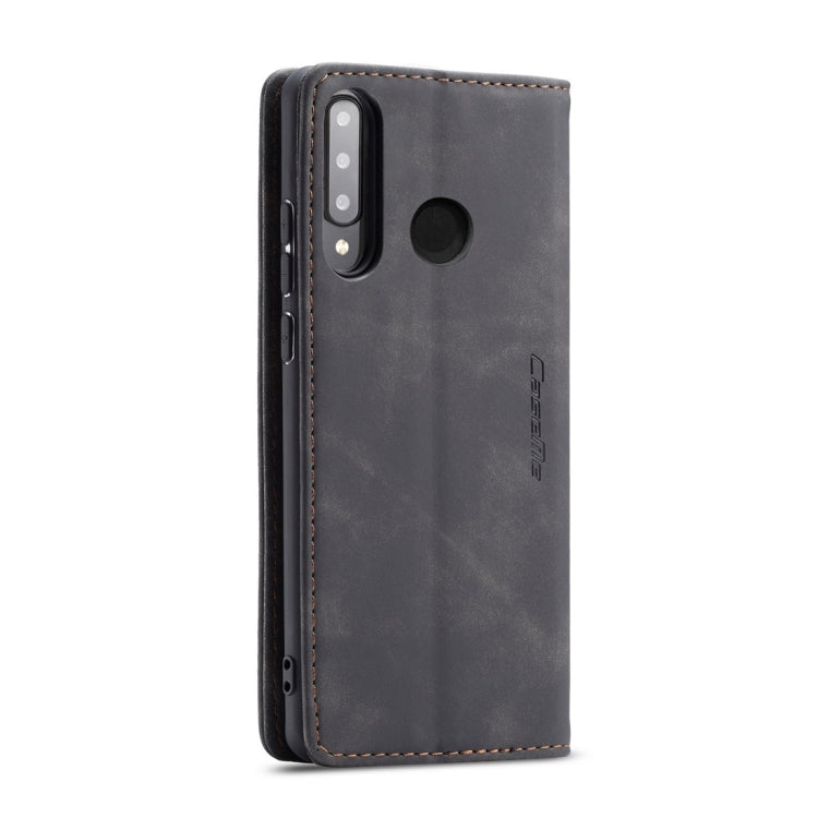 CaseMe-013 Multifunctional Retro Frosted Horizontal Flip Leather Case for Huawei P30 Lite, with Card Slot & Holder & Wallet (Black) by CaseMe