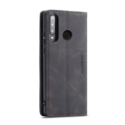 CaseMe-013 Multifunctional Retro Frosted Horizontal Flip Leather Case for Huawei P30 Lite, with Card Slot & Holder & Wallet (Black) by CaseMe