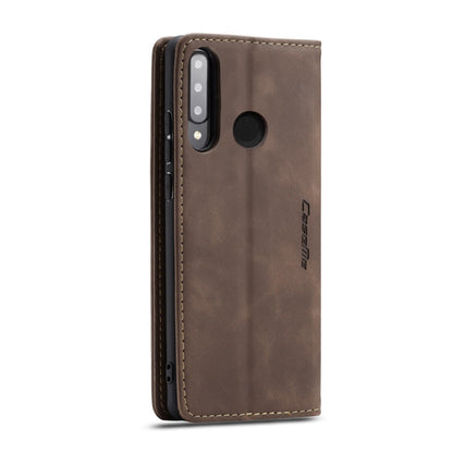 CaseMe-013 Multifunctional Retro Frosted Horizontal Flip Leather Case for Huawei P30 Lite, with Card Slot & Holder & Wallet (Coffee) by CaseMe