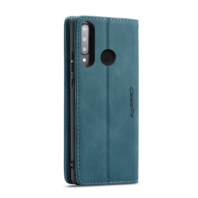 CaseMe-013 Multifunctional Retro Frosted Horizontal Flip Leather Case for Huawei P30 Lite, with Card Slot & Holder & Wallet (Blue) by CaseMe