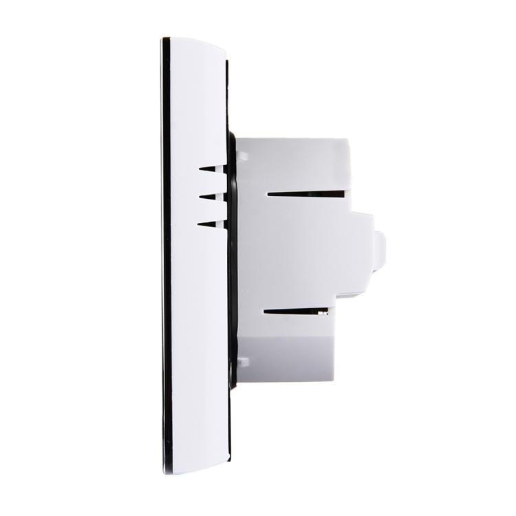 LCD Display Air Conditioning 2-Pipe Programmable Room Thermostat for Fan Coil Unit, Supports Wifi(Black) by buy2fix