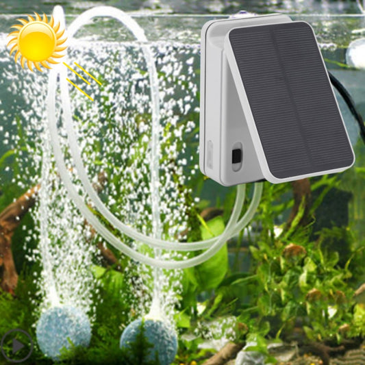 5V Foldable Aquarium Fish Tank Solar Power Air Pump Oxygenator, US Plug - Air Pumps by buy2fix | Online Shopping UK | buy2fix