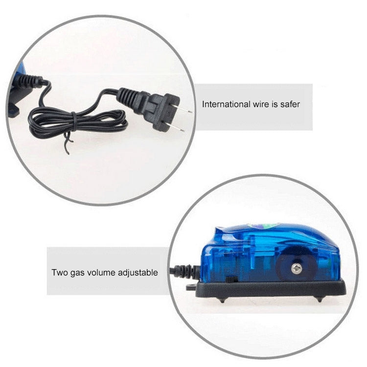 SOBO SB-248A 3W Single Outlet Adjustable Flow Aquarium Air Pump Fish Tank Oxygen Air Pump - Air Pumps by buy2fix | Online Shopping UK | buy2fix