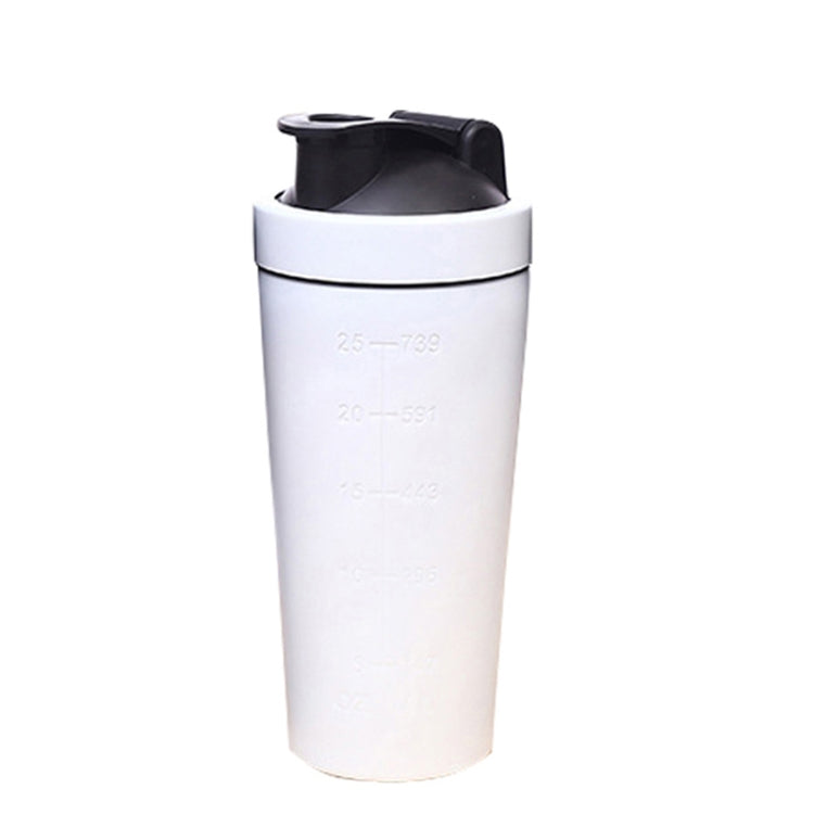 739ml(25oz) Healthy Sports Cup Stainless Steel Protein Powder Classic Shaker Bottle Replacement Milkshake Cup - Vacuum Thermoses & Cups by buy2fix | Online Shopping UK | buy2fix