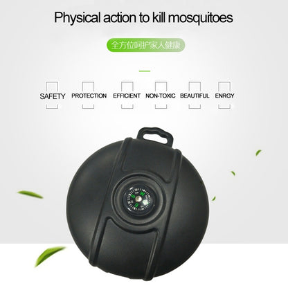 Q3 Outdoor Portable Solar Pest Control Insect Bugs Ultrasonic Mosquito Repellent Repeller Killer with Compass Function - Repellents by buy2fix | Online Shopping UK | buy2fix