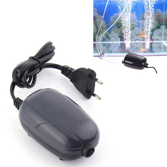 RS-290 220V 3W Single Outlets Adjustable Flow Silent Aquarium Air Pump Fish Tank Oxygen Air Pump - Air Pumps by buy2fix | Online Shopping UK | buy2fix