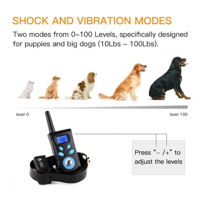 Automatic Anti Barking Collar Pet Training Control System + Electric Shock PU Leather Collar for Dogs - Training Aids by buy2fix | Online Shopping UK | buy2fix