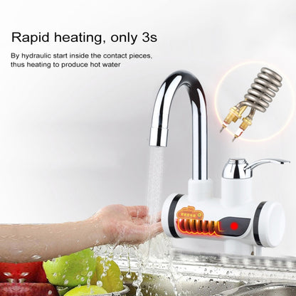 3s Fast Heat Electrothermal Rotatable Faucet Water Tap with Indicator Light, 220V, Size: L - Shower Head by buy2fix | Online Shopping UK | buy2fix