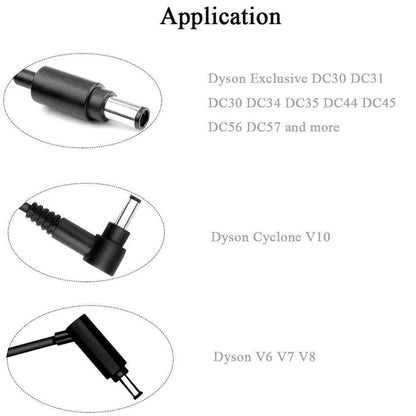 Vacuum Cleaner Charger Adapter for Dyson V8 V7 V6 DC58 / 59 / 60 / 72 / 74 - For Dyson Accessories by buy2fix | Online Shopping UK | buy2fix